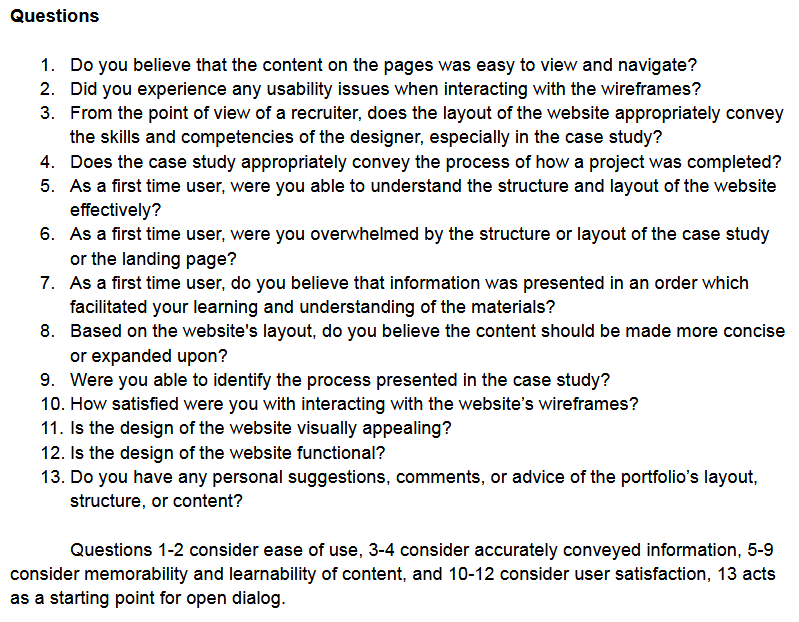 Unstructured Interview Questions